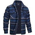 Mikel | Men's Padded Flannel Shirt Jacket Checkered