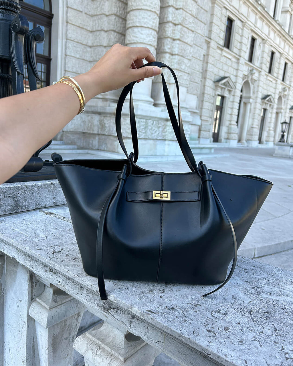 Gerda Shopper Bag - Black